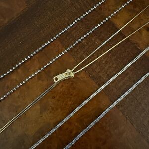 3 chain necklaces (PRICED TO SELL)